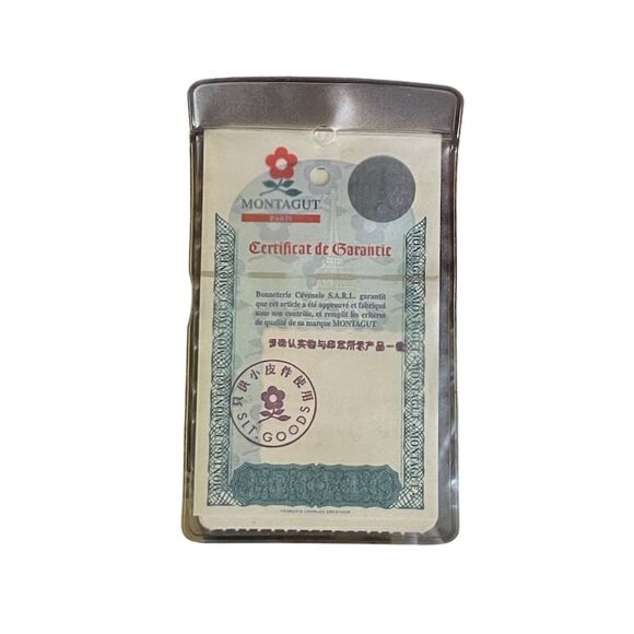 Montagut Men's Black Leather Dress Belt in Gift Box Adjustable - Picture 3 of 9